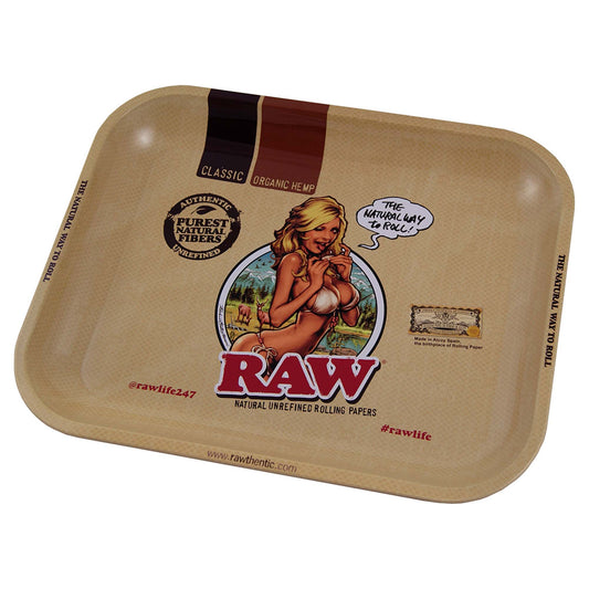 RAW Girl Rolling Tray Large 34,0 x 27,5 x 3,0 cm