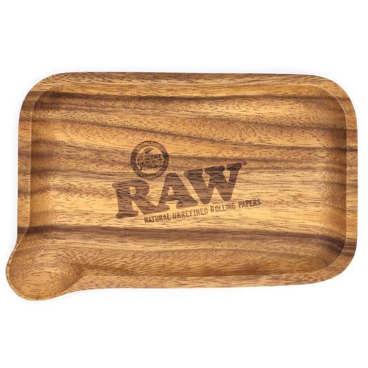 RAW Wooden Rolling Tray Spout 28,5 × 18,5 × 2 cm