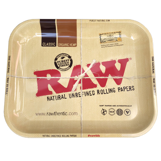 RAW Metal Rolling Tray Beige Large 34,0 x 27,5 x 3,0 cm