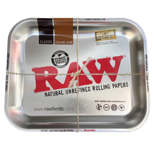 RAW Metal Rolling Tray Metallic Large 34,0 x 27,5 x 3,0 cm