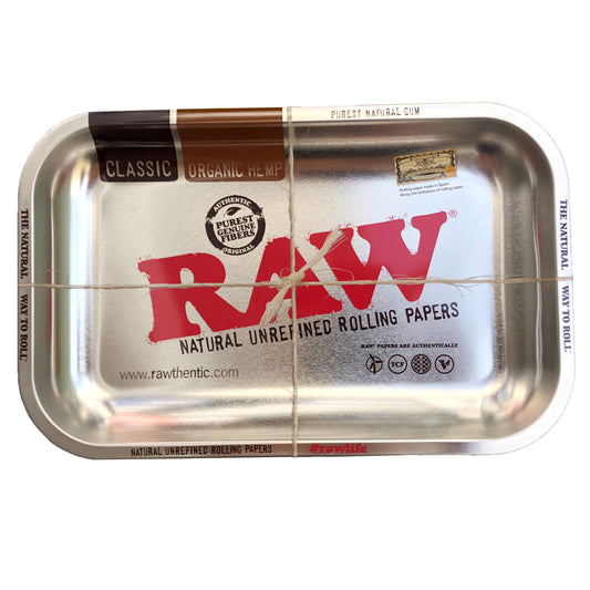 RAW Metal Rolling Tray Metallic Small 27,5 x 17,5 cm