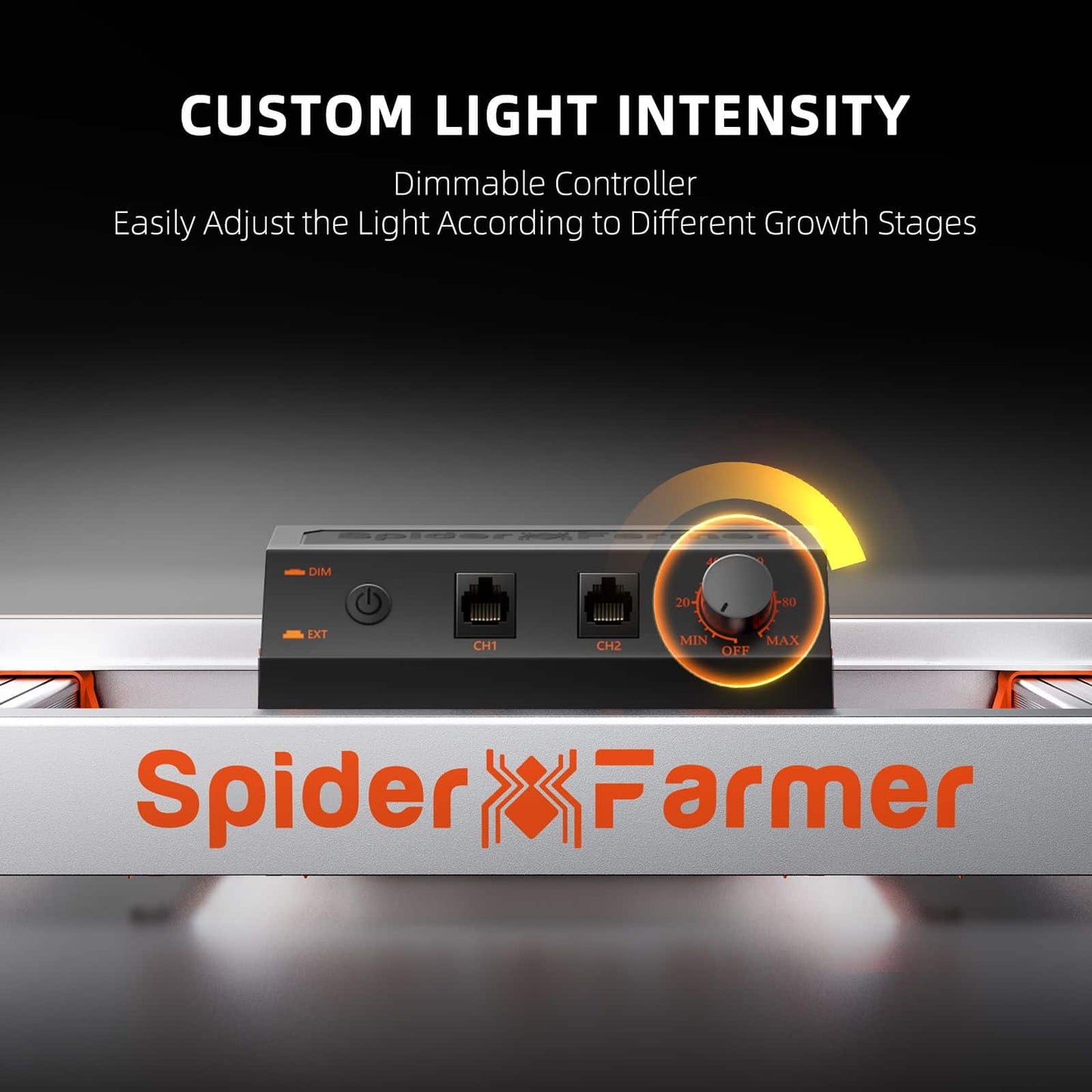 2024 Spider Farmer® G4500 430W Dimmbare Vollspektrum LED Grow Lampe