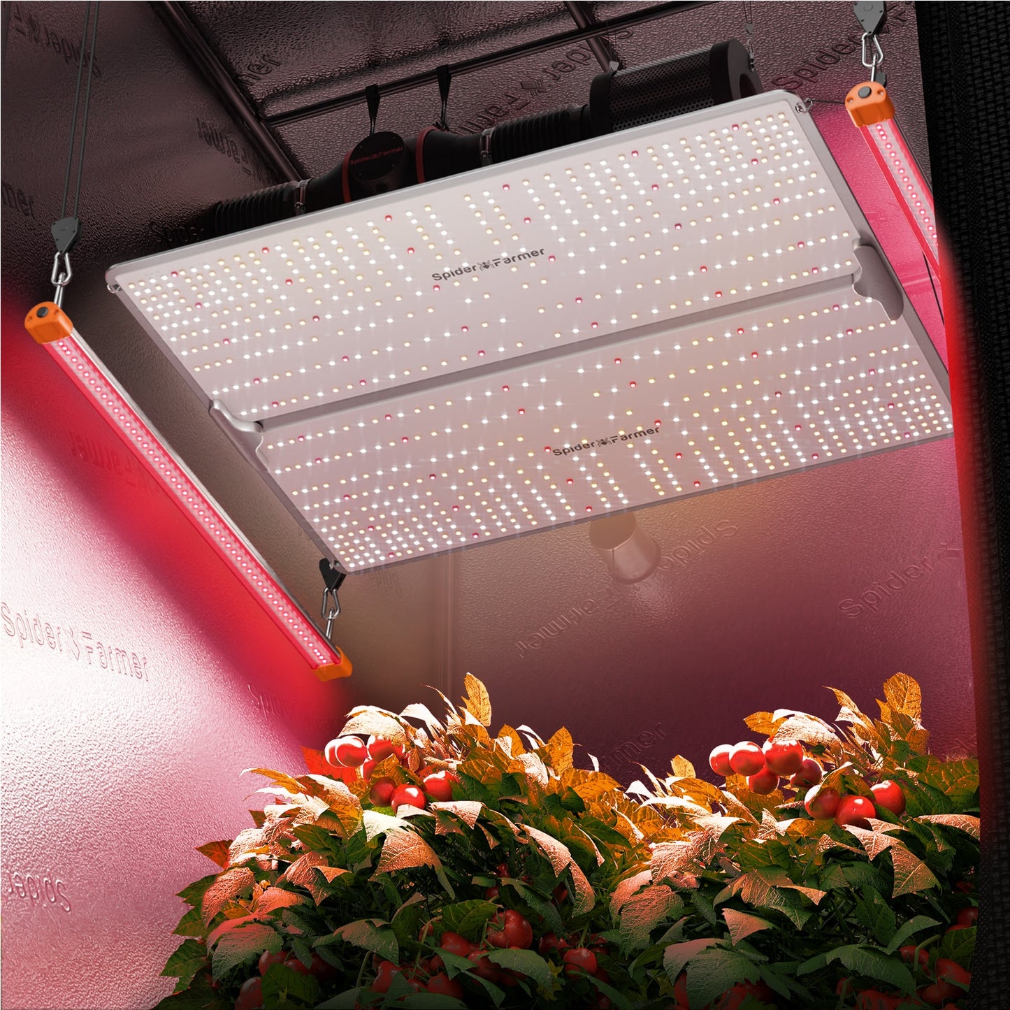 2 Stück - 2024 Spider Farmer® Zusätzliche 730nm-IR-LED-Lichtleisten-Set für Pflanzen (60 cm)