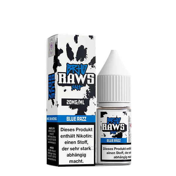 BAREHEAD Raws Blue Razz Nikotinsalz Liquid 10 ml