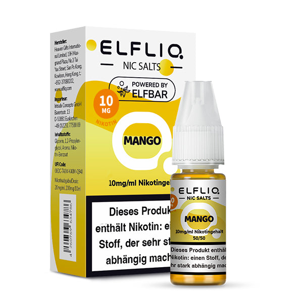 ELFBAR ELFLIQ Mango Nikotinsalz Liquid 10 ml