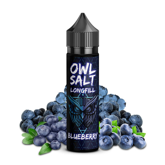 OWL Salt Longfill Blueberry Overdosed 10 ml in 60 ml Flasche
