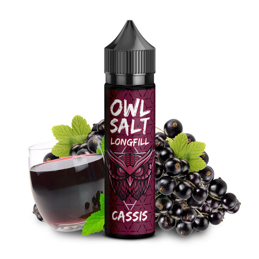 OWL Salt Longfill Cassis Ovedosed 10 ml in 60 ml Flasche