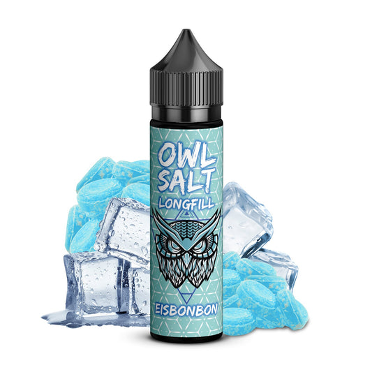 OWL Salt Longfill Eisbonbon Ovedosed 10 ml in 60 ml Flasche