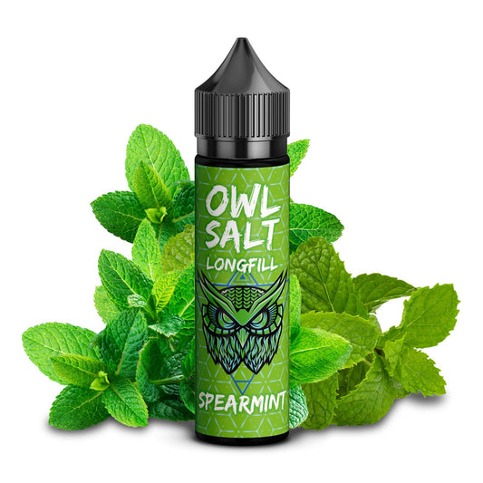 OWL Salt Longfill Spearmint  Ovedosed 10 ml in 60 ml Flasche