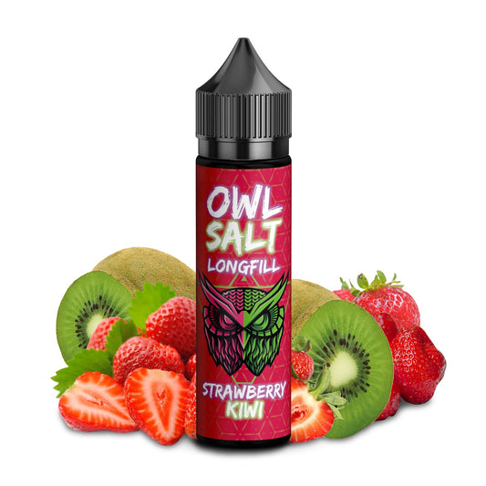OWL Salt Longfill Strawberry Kiwi Ovedosed 10 ml in 60 ml Flasche