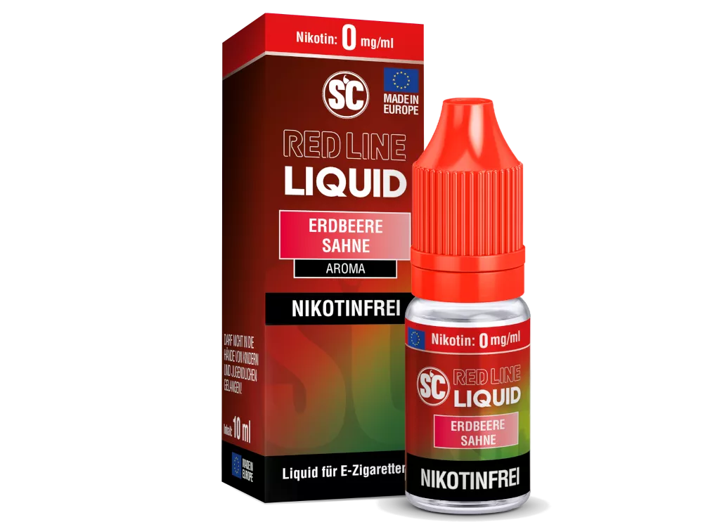 SC - Red Line - Erdbeere Sahne - Nikotinsalz Liquid 10ml