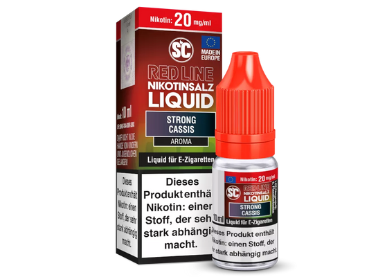 SC - Red Line - Strong Cassis - Nikotinsalz Liquid 10ml