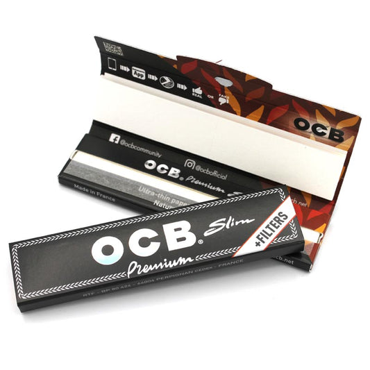 OCB Premium KSS Papers + Filter Tips á 32 Blatt