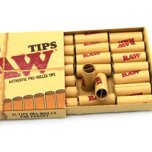 RAW PreRolled Tips – 21 vorgerollte Filter Tips