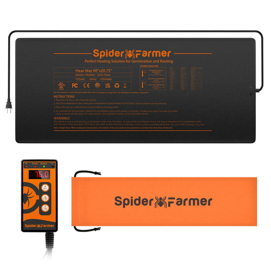Spider Farmer Pflanzenheizmatte 121 x 52cm mit Controller