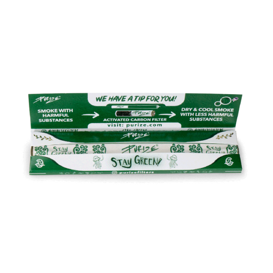PURIZE King Size Slim Papers Unbleached á 42 Blatt