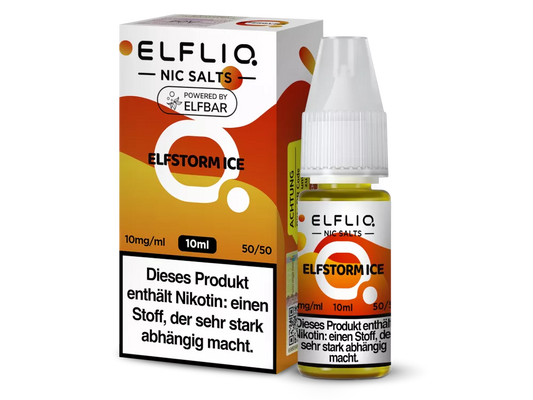 ELFBAR ELFLIQ Elfstorm Ice Nicotine Salt Liquid 10 ml