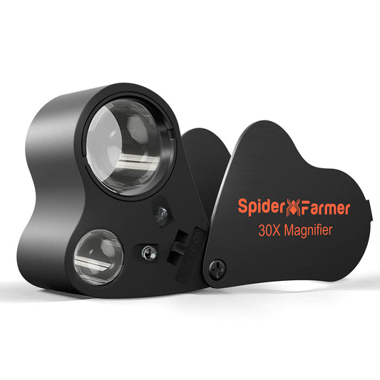 Spider Farmer® 30X-60X Juwelierlupe mit LED-Licht