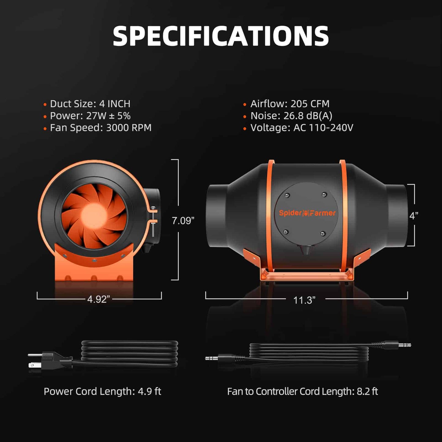 2024 Spider Farmer® Neuestes Upgrade Anfänger SF1000D Samsung LED 60×60 Grow Box Komplettset mit Geschwindigkeitsregler