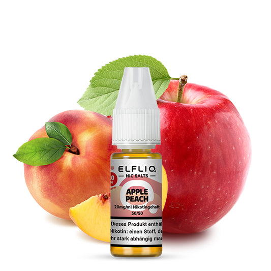 ELFBAR ELFLIQ Apple Peach Nicotine Salt Liquid 10 ml