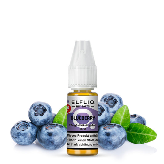 ELFBAR ELFLIQ Blueberry Nicotine Salt Liquid 10 ml