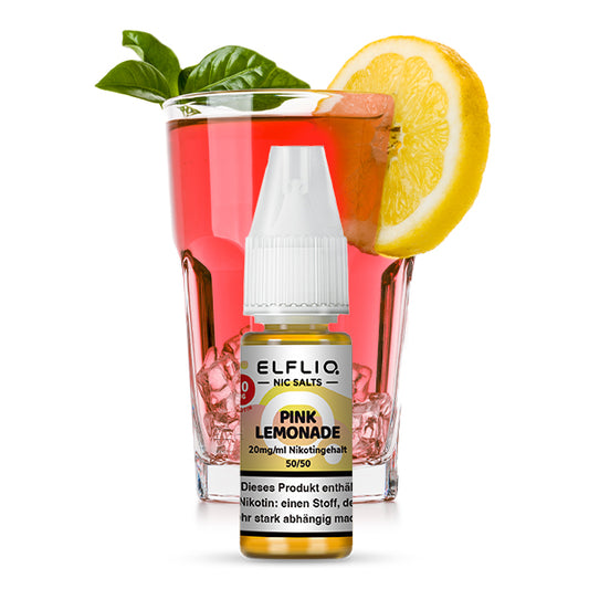 ELFBAR ELFLIQ Pink Lemonade Nicotine Salt Liquid 10 ml