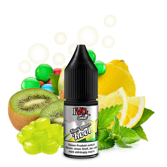 IVG Kiwi Lemon Kool Nicotine Salt Liquid 10 ml