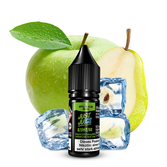 JUST JUICE Apple &amp; Pear on Ice Nicotine Salt Liquid 10 ml