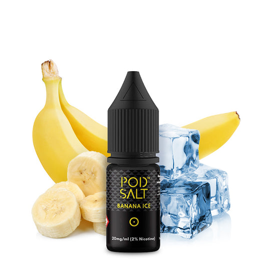 POD SALT Banana Ice Nicotine Salt Liquid 10ml