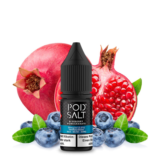POD SALT FUSION Blueberry Pomegranate Nicotine Salt Liquid 10 ml