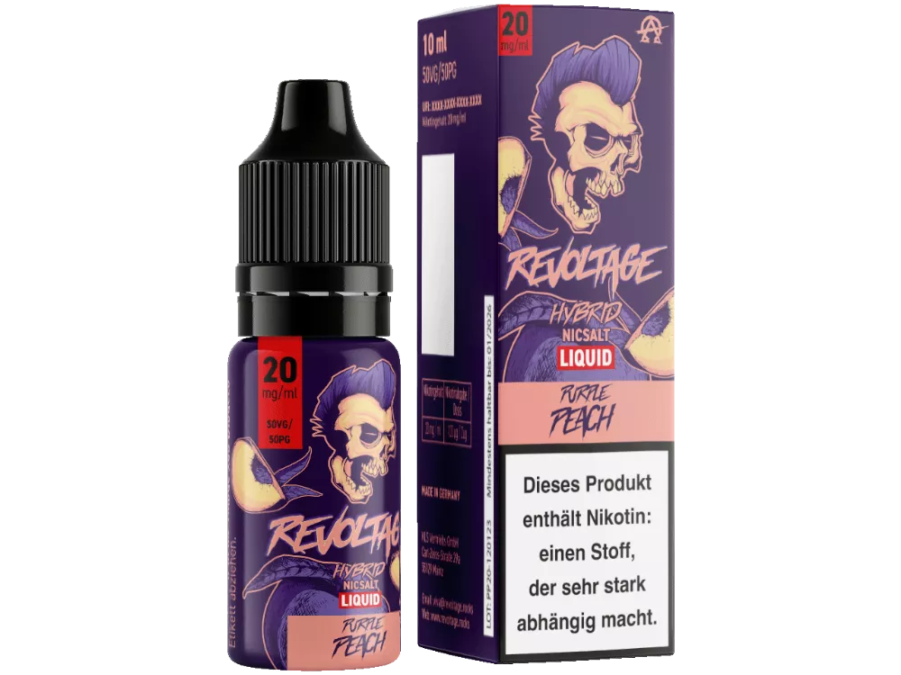 Revoltage - Hybrid Nikotinsalz Purple Peach Liquid 10ml