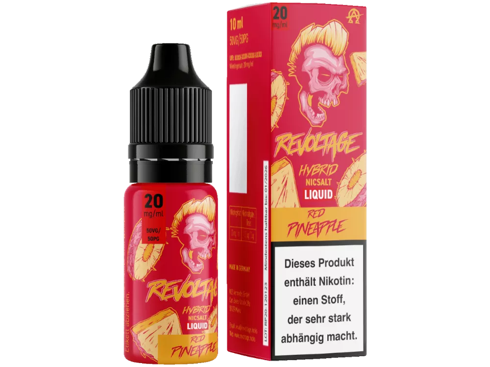 Revoltage - Hybrid Nikotinsalz Red Pineapple Liquid 10ml