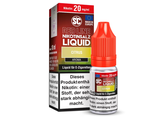 SC - Red Line - Citrus - Nicotine Salt Liquid 10ml